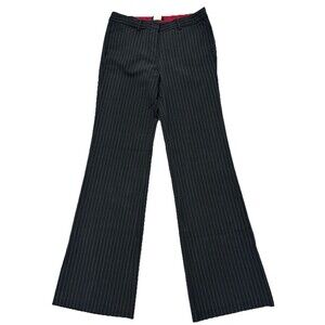 Star City Women’s Pinstripe Slacks Y2K Wife Legs Office Casual Preppy Size 29